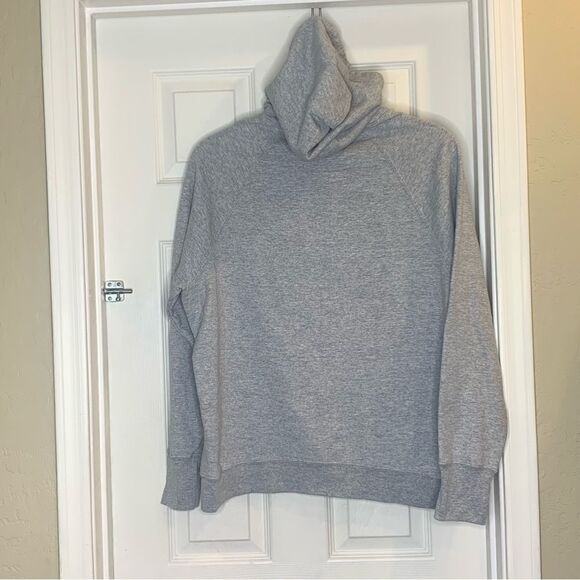 CHAMPION Womens Heather Gray/Multi-Color Script Logo Hoodie Sweatshirt Size XL - Picture 5 of 9